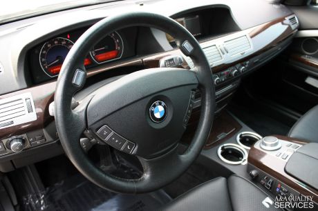 2006 BMW 750LI NAVIGATION SPORT PKG PDC BLACK